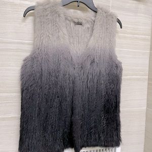Faux fur vest